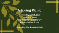 114th Standard Club Tea - A Spring Picnic